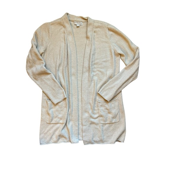 Barefoot Dreams CozyChic Lite Knit Cardigan Medium Sweater  Lounge NOWCL1327 - Picture 1 of 8